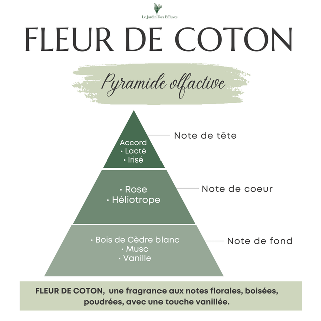 Fleur de coton - Bougie "classique"