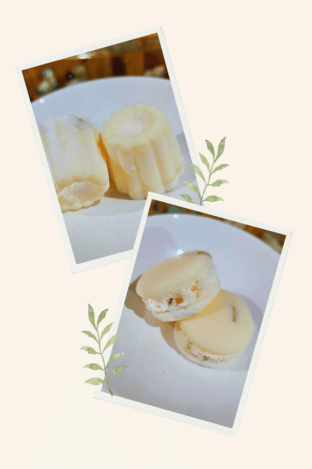 Tea time - Fondant de cire - Macaron/Mini Cannelé 