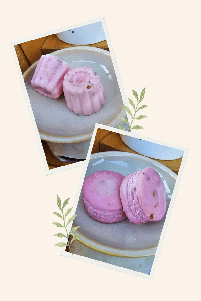 Orchidée - Fondant de cire - Macaron/Mini Cannelé 