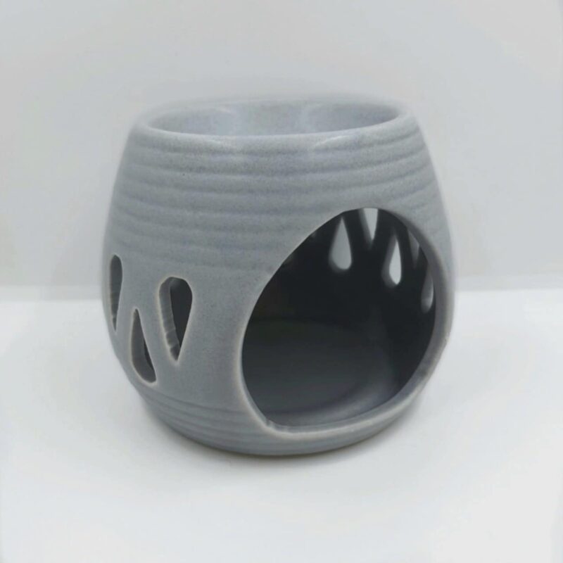 Brûle parfum - Céramique Gris