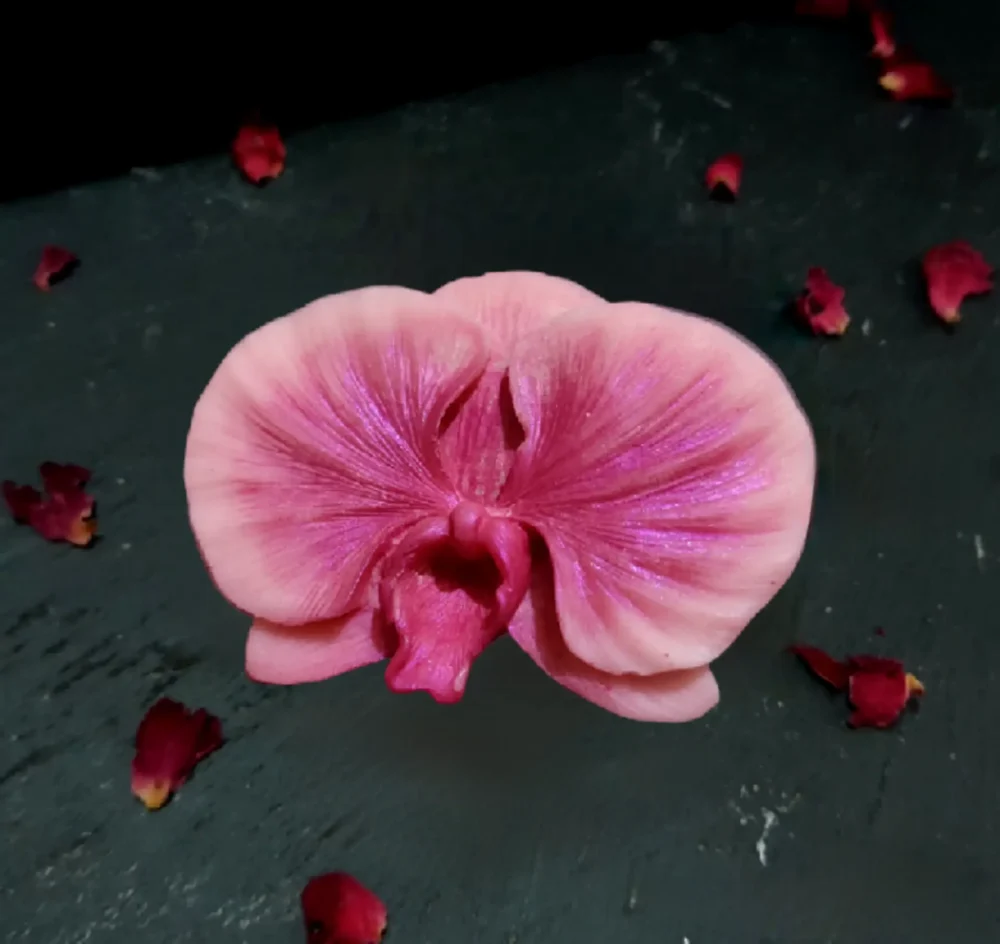 Orchidée rose - fondant de cire parfumé – Image 2