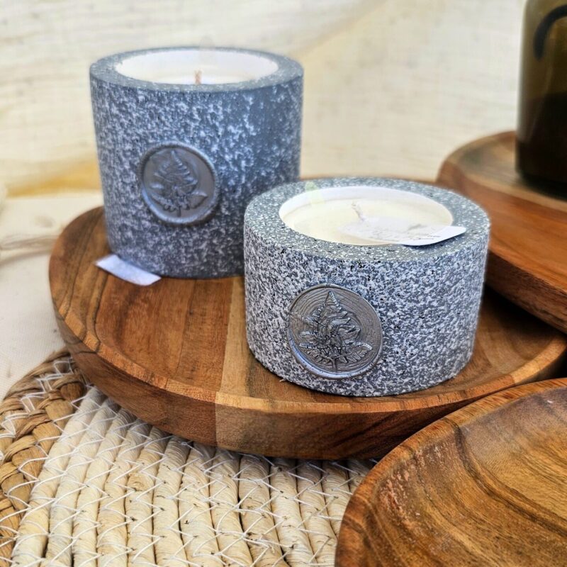 Bougie "granit" - Taille S
